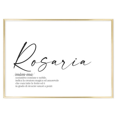 Poster Personalizzato Nome