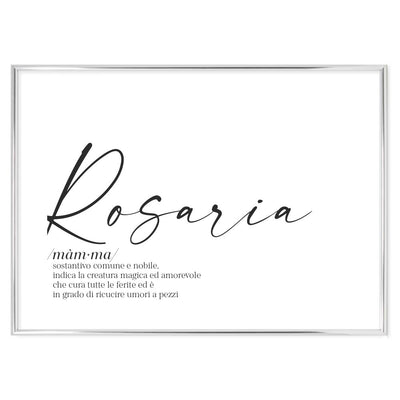 Poster Personalizzato Nome