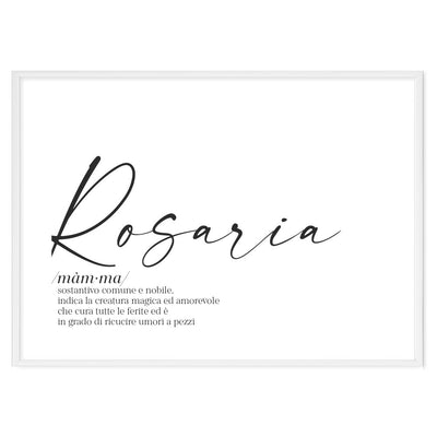 Poster Personalizzato Nome