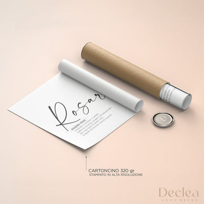 Poster Personalizzato Nome