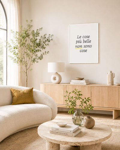 poster Typography con testi e citazioni, decorazione casa ideale per ambienti moderni 