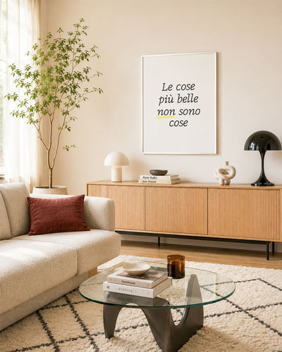 poster Typography con testi e citazioni, decorazione casa ideale per ambienti moderni 