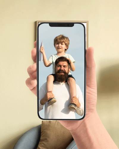 Poster Personalizzato Ritratto Flat