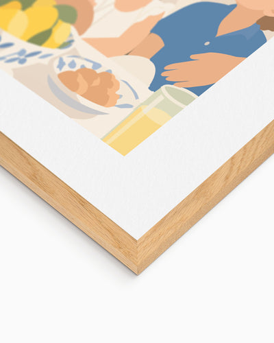 Poster Personalizzato Ritratto Flat