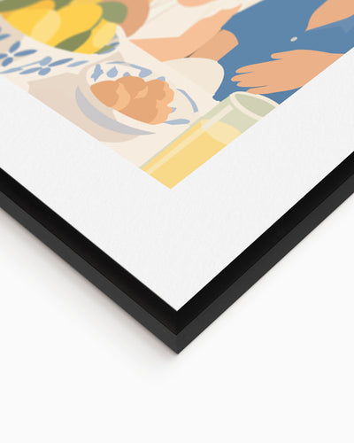 Poster Personalizzato Ritratto Flat