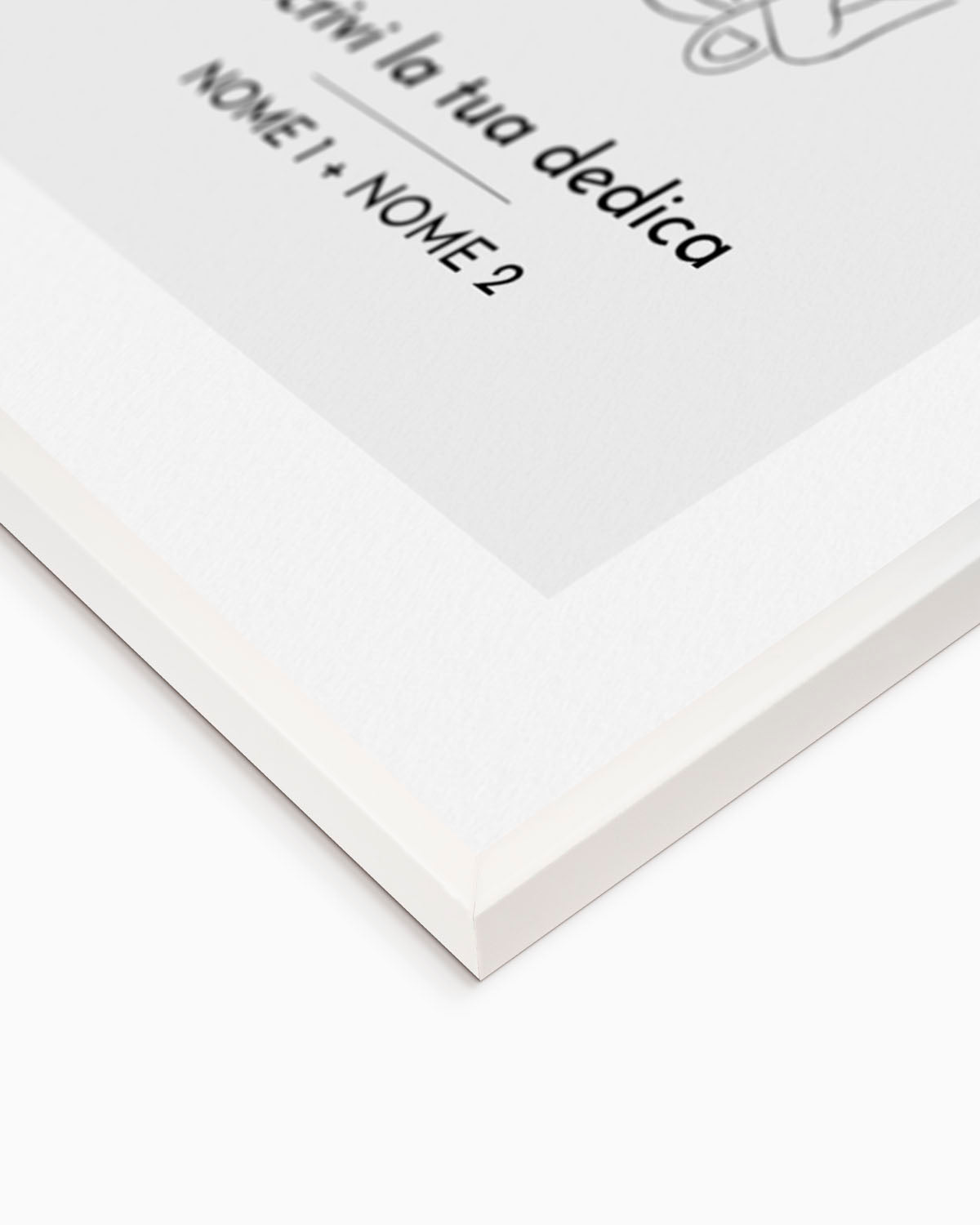 poster personalizzato moderno idea regalo, complemento d'arredo #colore_cornice-bianca