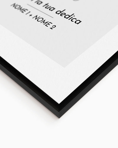 poster personalizzato moderno idea regalo, complemento d'arredo #colore_cornice-nera