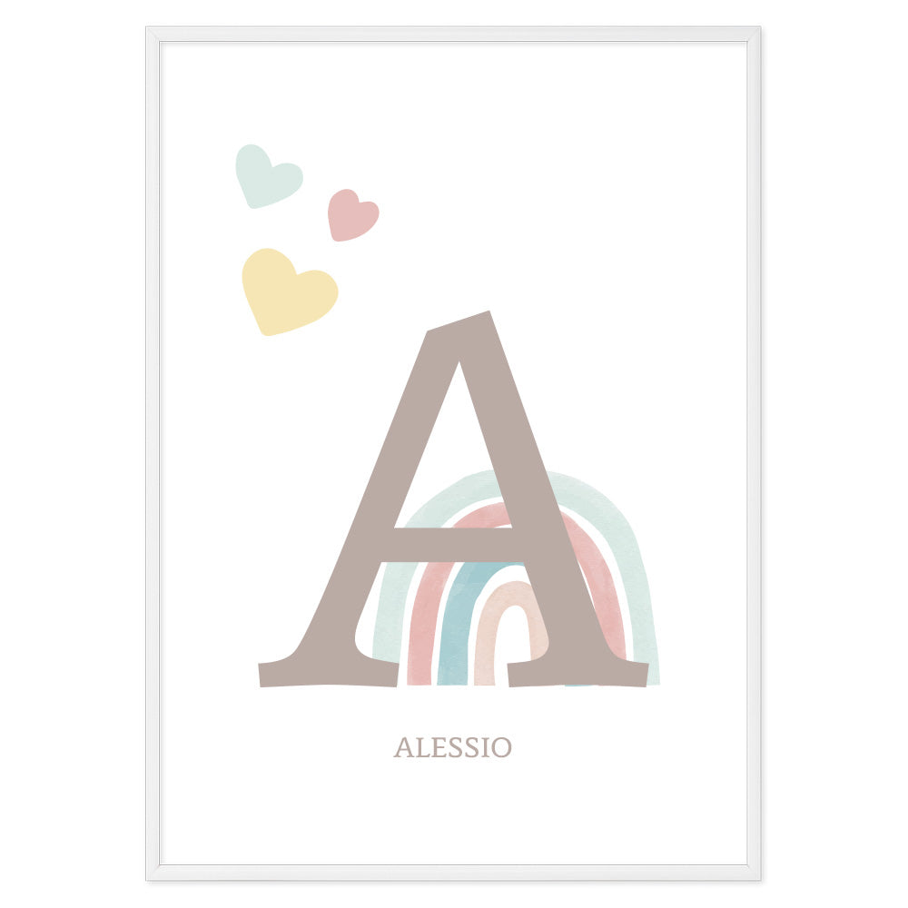 Poster Personalizzato Arcobaleno Boy