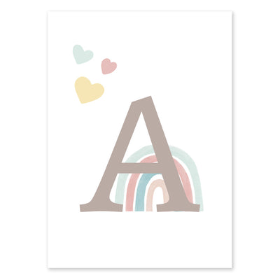 Poster Personalizzato Arcobaleno Boy