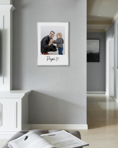 Poster Personalizzato papà foto