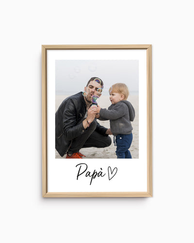 Poster Personalizzato papà foto