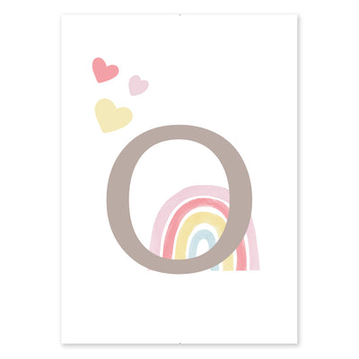 Poster Personalizzato Arcobaleno Girl
