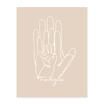 Poster Personalizzato Famiglia