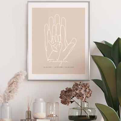 Poster Personalizzato Famiglia