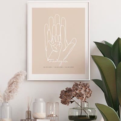 Poster Personalizzato Famiglia