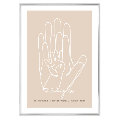 Poster Personalizzato Famiglia