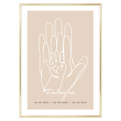 Poster Personalizzato Famiglia