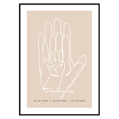 Poster Personalizzato Famiglia
