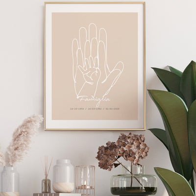 Poster Personalizzato Famiglia