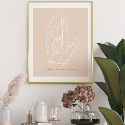 Poster Personalizzato Famiglia