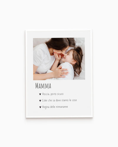 Poster Dedicato a mamma