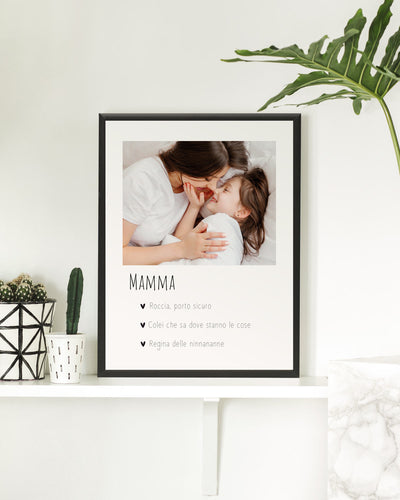 Poster Dedicato a mamma