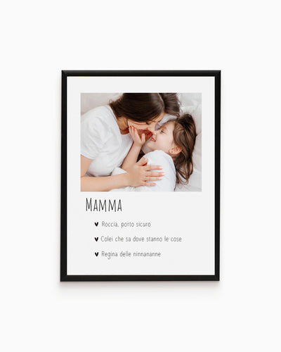 Poster Dedicato a mamma