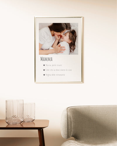 Poster Dedicato a mamma