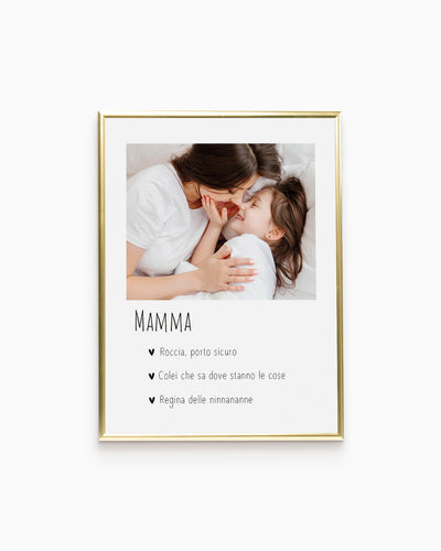 Poster Dedicato a mamma