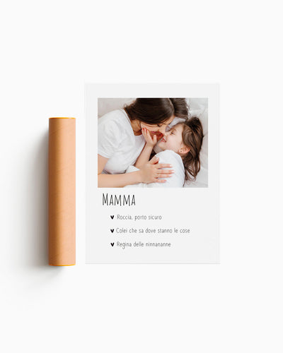 Poster Dedicato a mamma