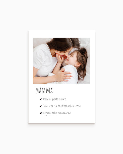 Poster Dedicato a mamma
