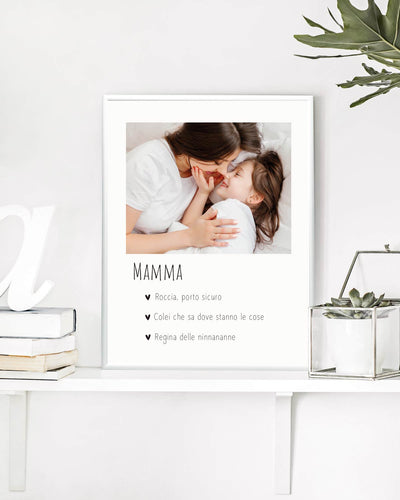 Poster Dedicato a mamma