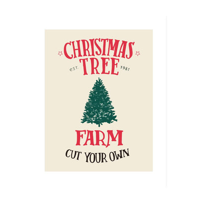 Poster Natalizio Christmas Tree