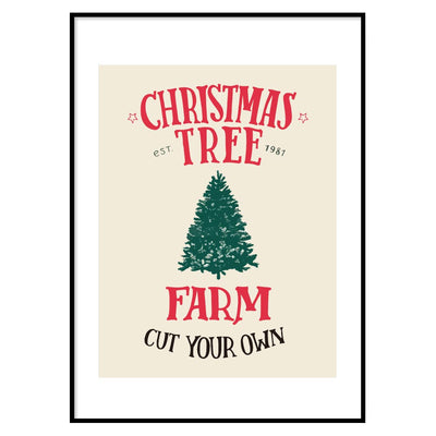 Poster Natalizio Christmas Tree