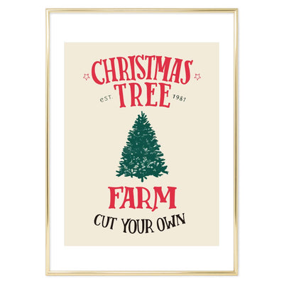 Poster Natalizio Christmas Tree