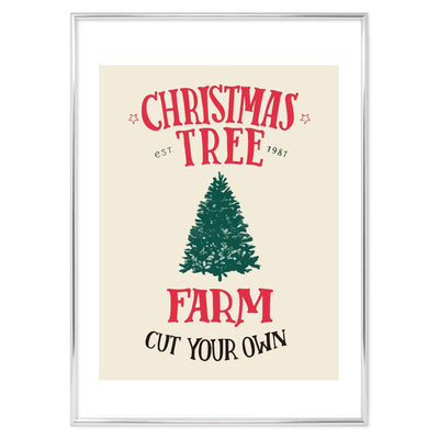 Poster Natalizio Christmas Tree