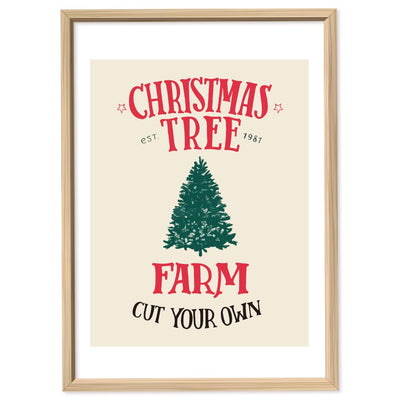 Poster Natalizio Christmas Tree