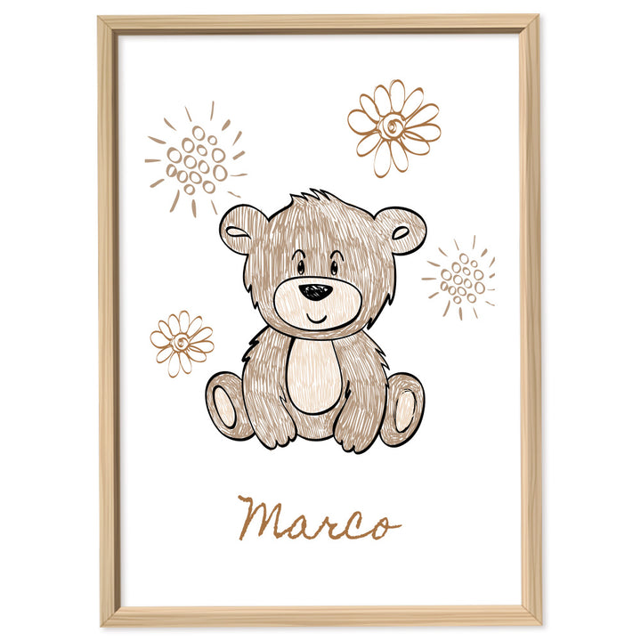 Poster Personalizzato Kids Bear
