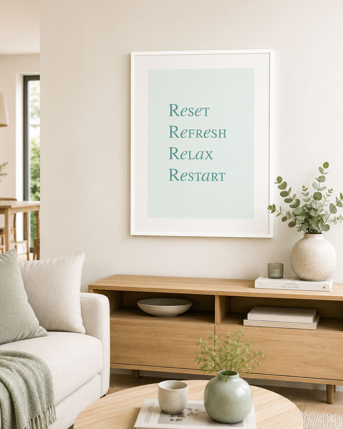 poster Typography con testi e citazioni, decorazione casa ideale per ambienti moderni 