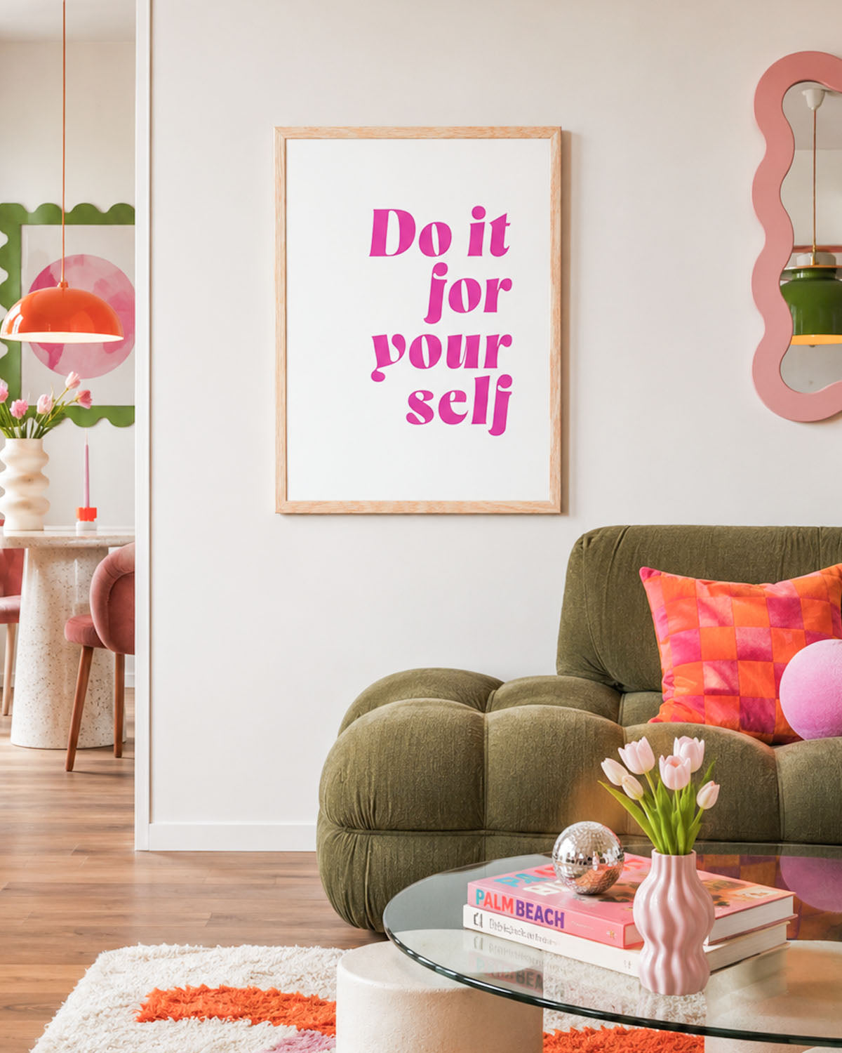 poster Typography con testi e citazioni, decorazione casa ideale per ambienti moderni 
