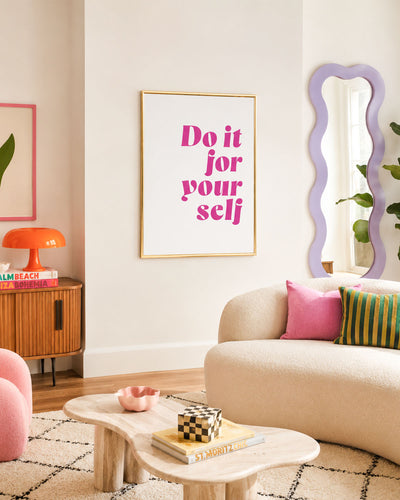 poster Typography con testi e citazioni, decorazione casa ideale per ambienti moderni 