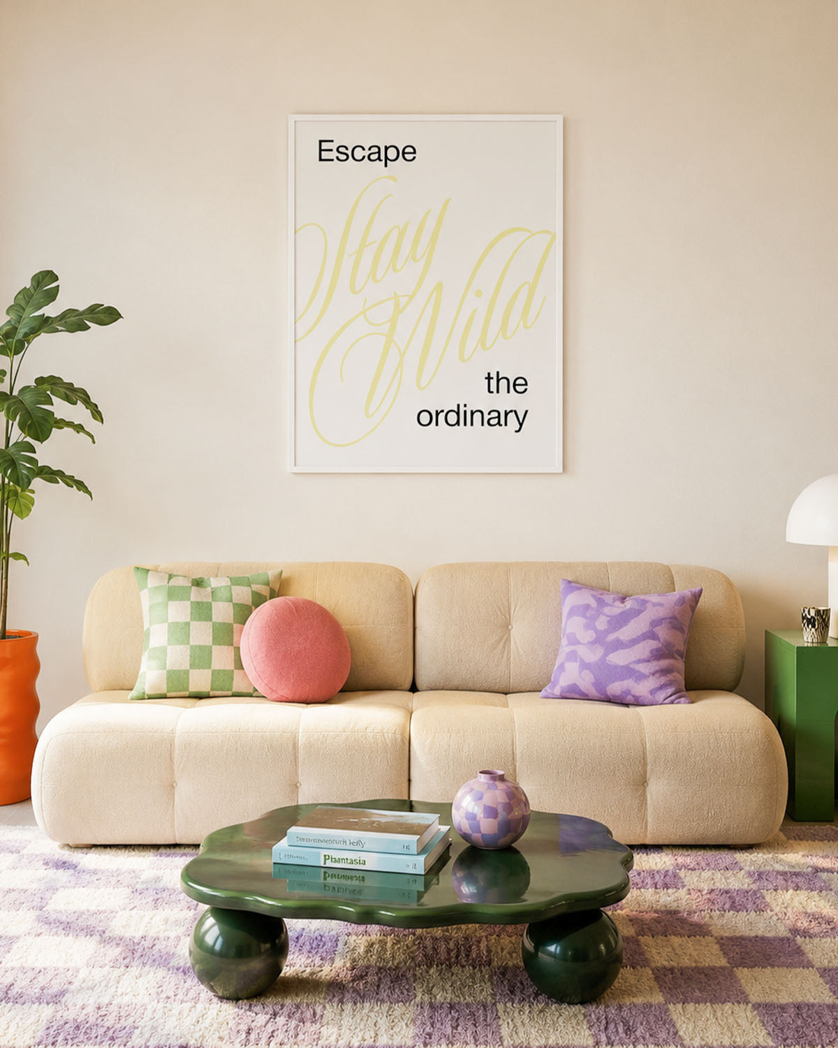 poster Typography con testi e citazioni, decorazione casa ideale per ambienti moderni 