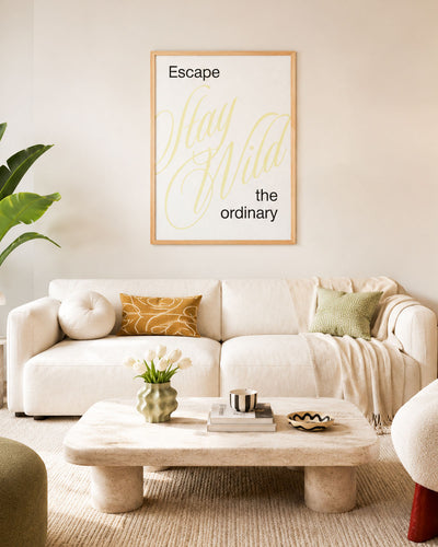 poster Typography con testi e citazioni, decorazione casa ideale per ambienti moderni 