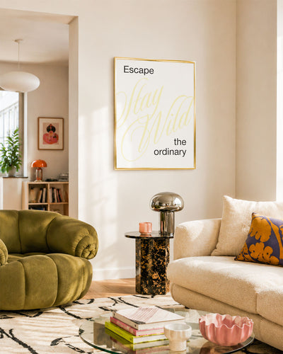 poster Typography con testi e citazioni, decorazione casa ideale per ambienti moderni 