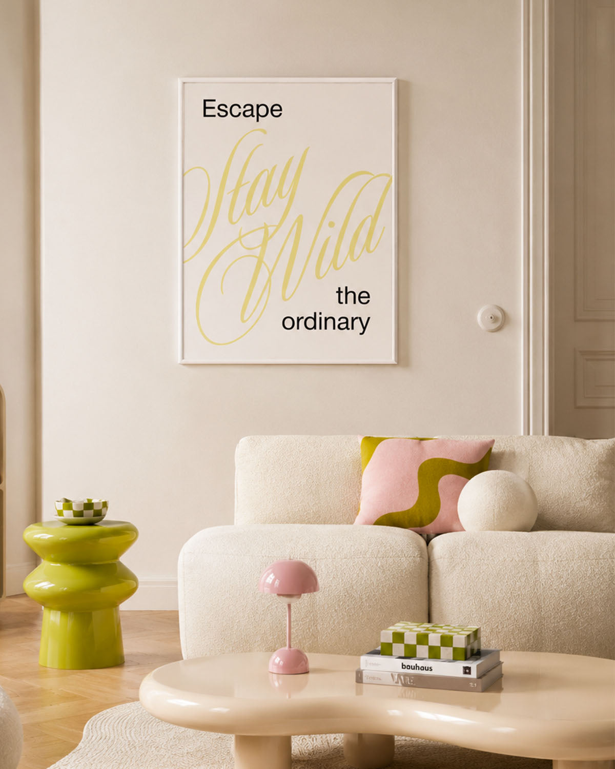poster Typography con testi e citazioni, decorazione casa ideale per ambienti moderni 