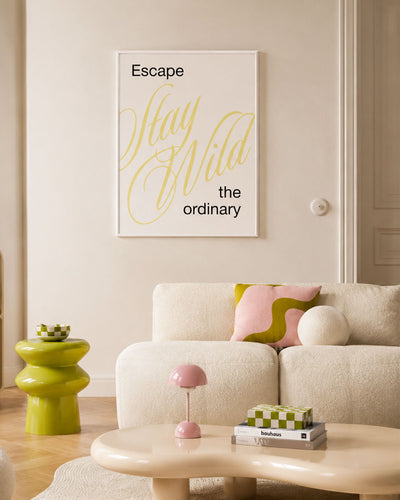 poster Typography con testi e citazioni, decorazione casa ideale per ambienti moderni 
