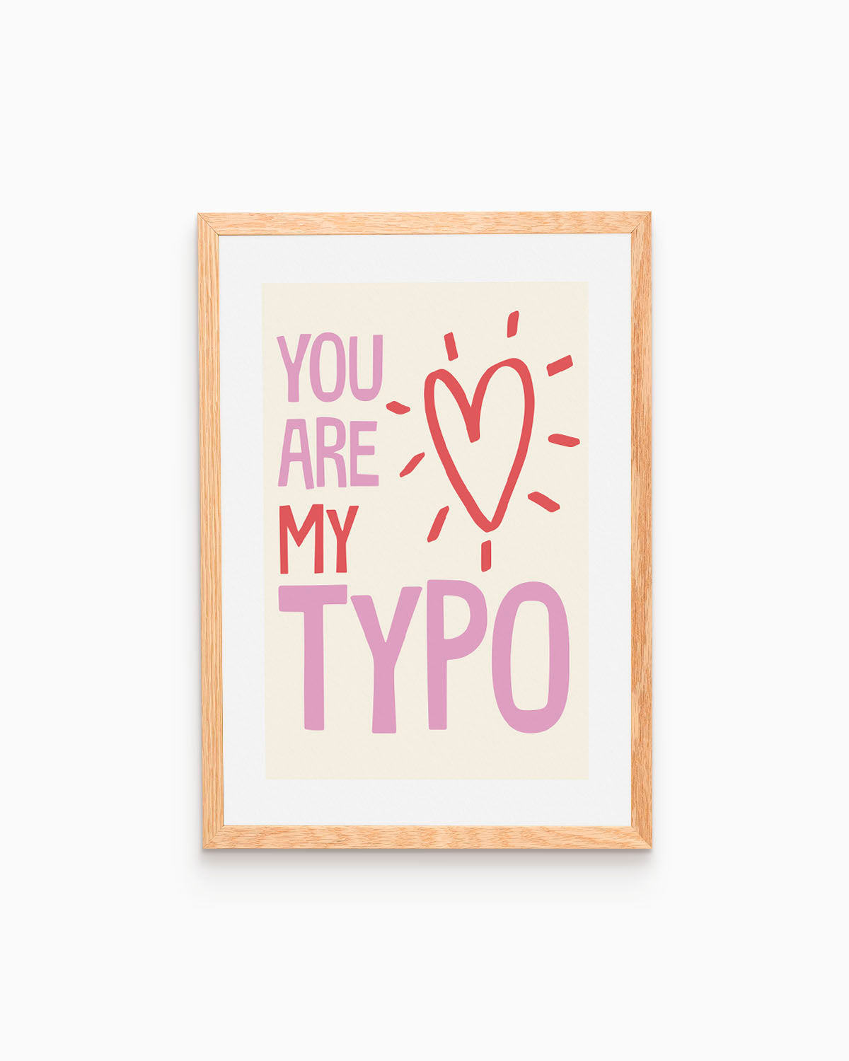 Poster You are my typo