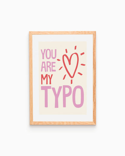 Poster You are my typo