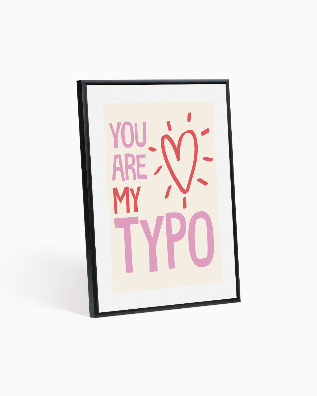 Poster You are my typo