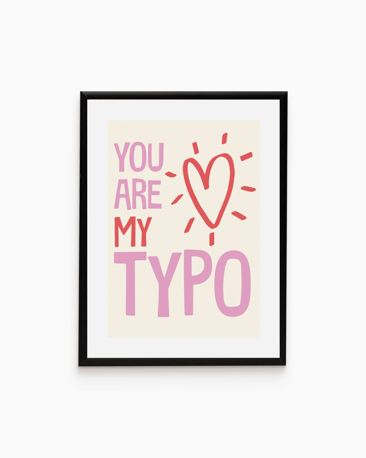 Poster You are my typo